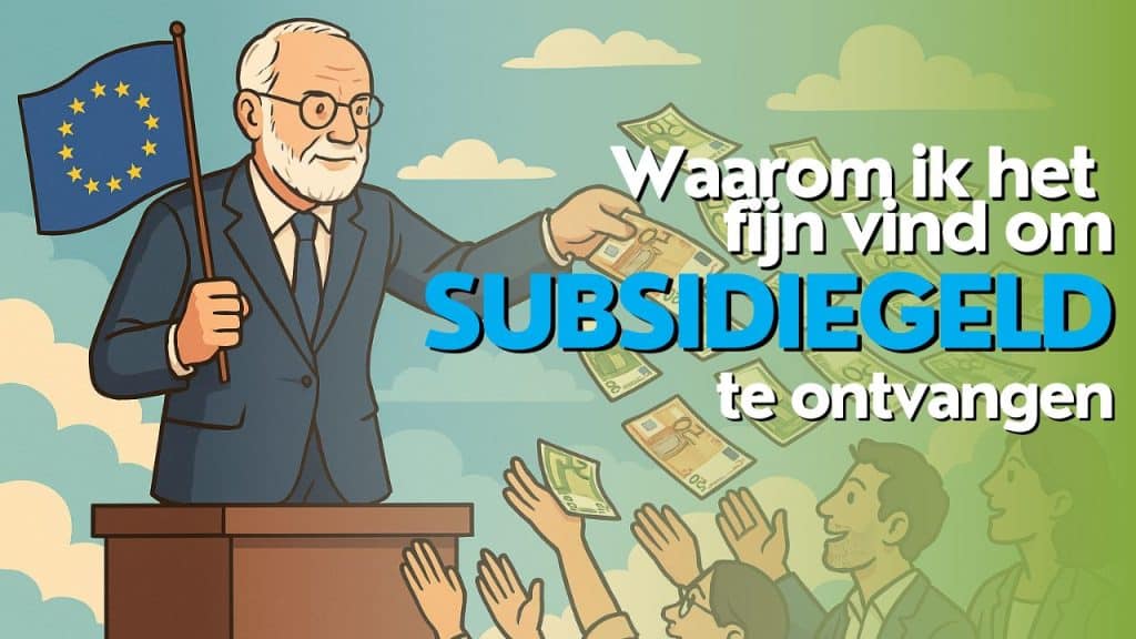 Waarom ik subsidiegeld in mijn bedrijf heb